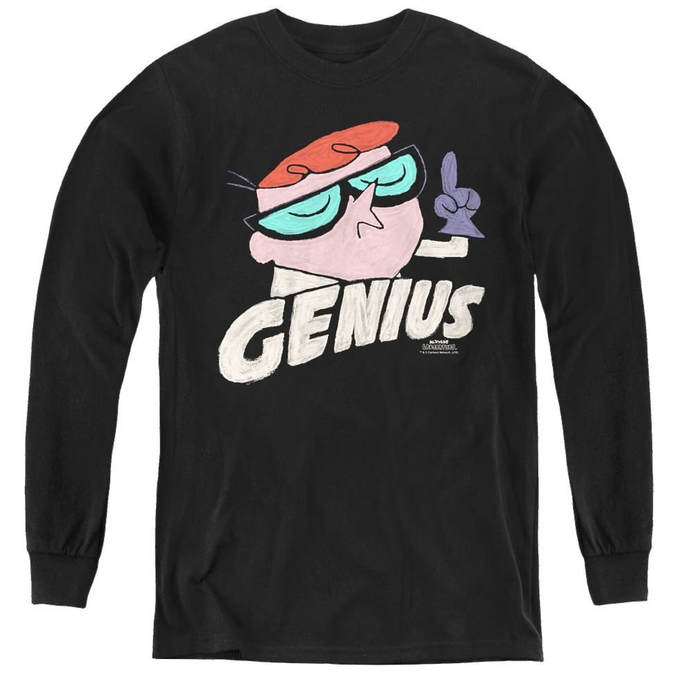 Dexter's Laboratory Genius - Youth Long Sleeve T-Shirt Youth Long Sleeve T-Shirt Dexter's Laboratory   