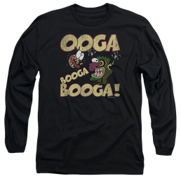 Courage Ooga Booga Booga - Men's Long Sleeve T-Shirt Men's Long Sleeve T-Shirt Courage the Cowardly Dog   