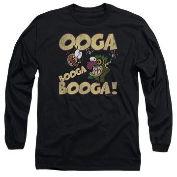 Courage Ooga Booga Booga - Men's Long Sleeve T-Shirt Men's Long Sleeve T-Shirt Courage the Cowardly Dog   