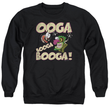 Courage Ooga Booga Booga - Men's Crewneck Sweatshirt Men's Crewneck Sweatshirt Courage the Cowardly Dog   