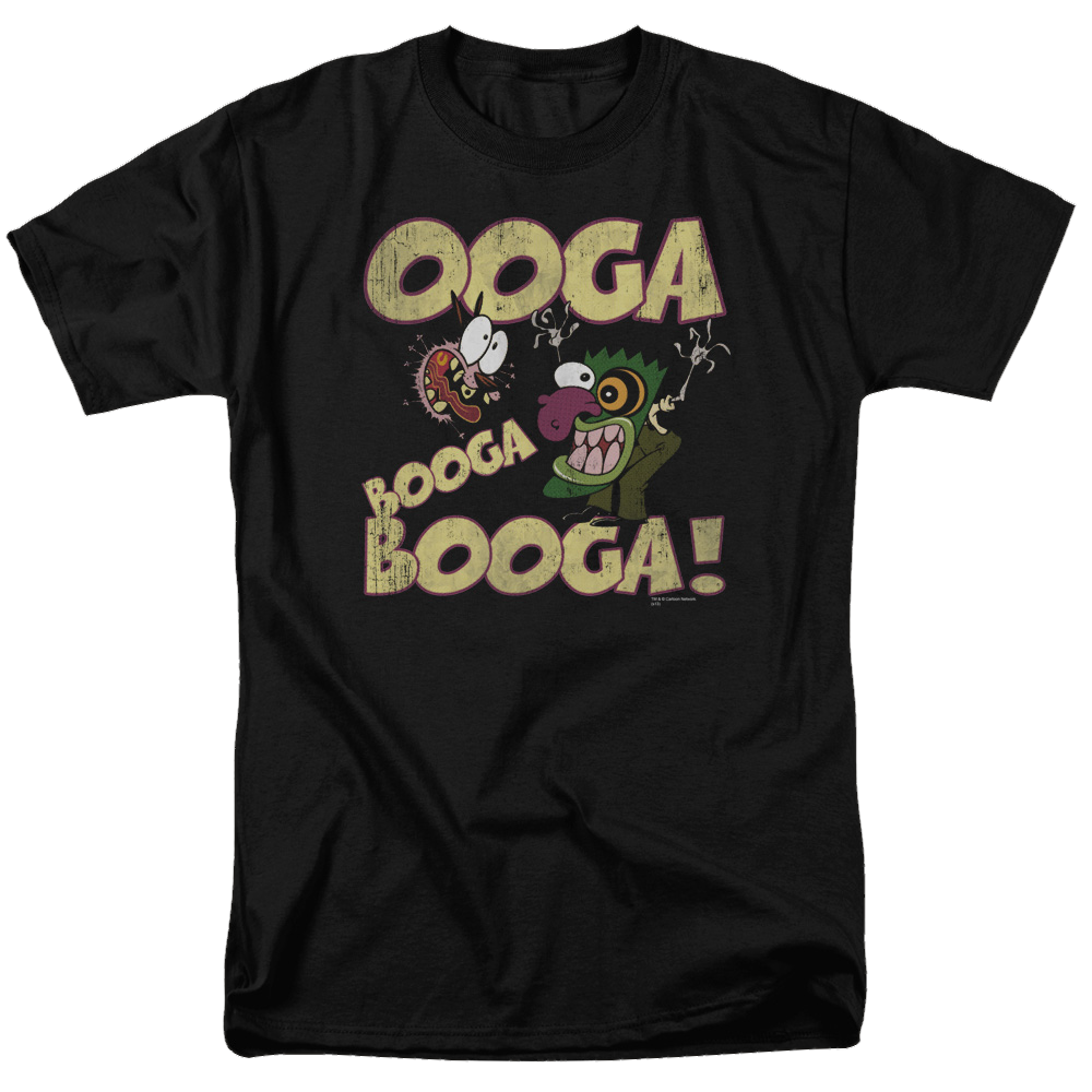 Courage Ooga Booga Booga - Men's Regular Fit T-Shirt Men's Regular Fit T-Shirt Courage the Cowardly Dog   
