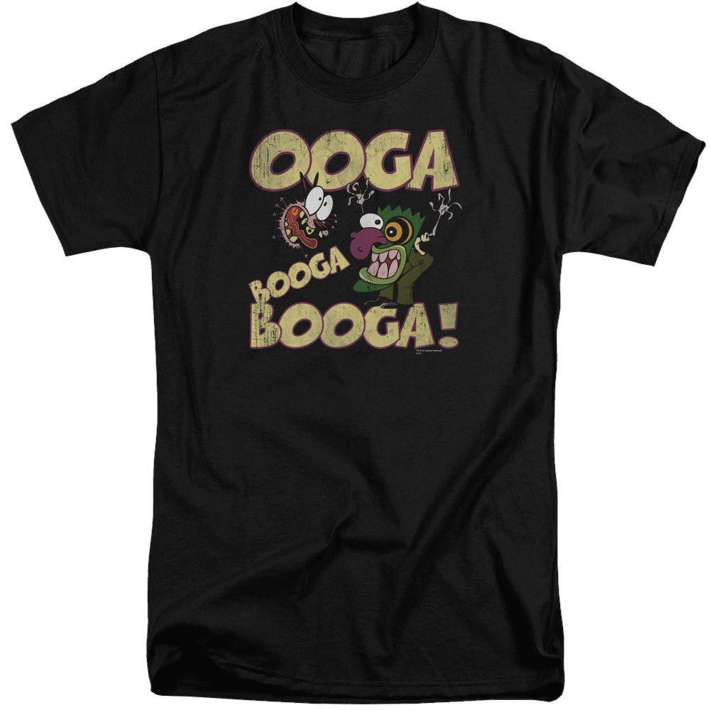 Courage Ooga Booga Booga - Men's Tall Fit T-Shirt Men's Tall Fit T-Shirt Courage the Cowardly Dog   