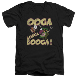 Courage Ooga Booga Booga - Men's V-Neck T-Shirt Men's V-Neck T-Shirt Courage the Cowardly Dog   