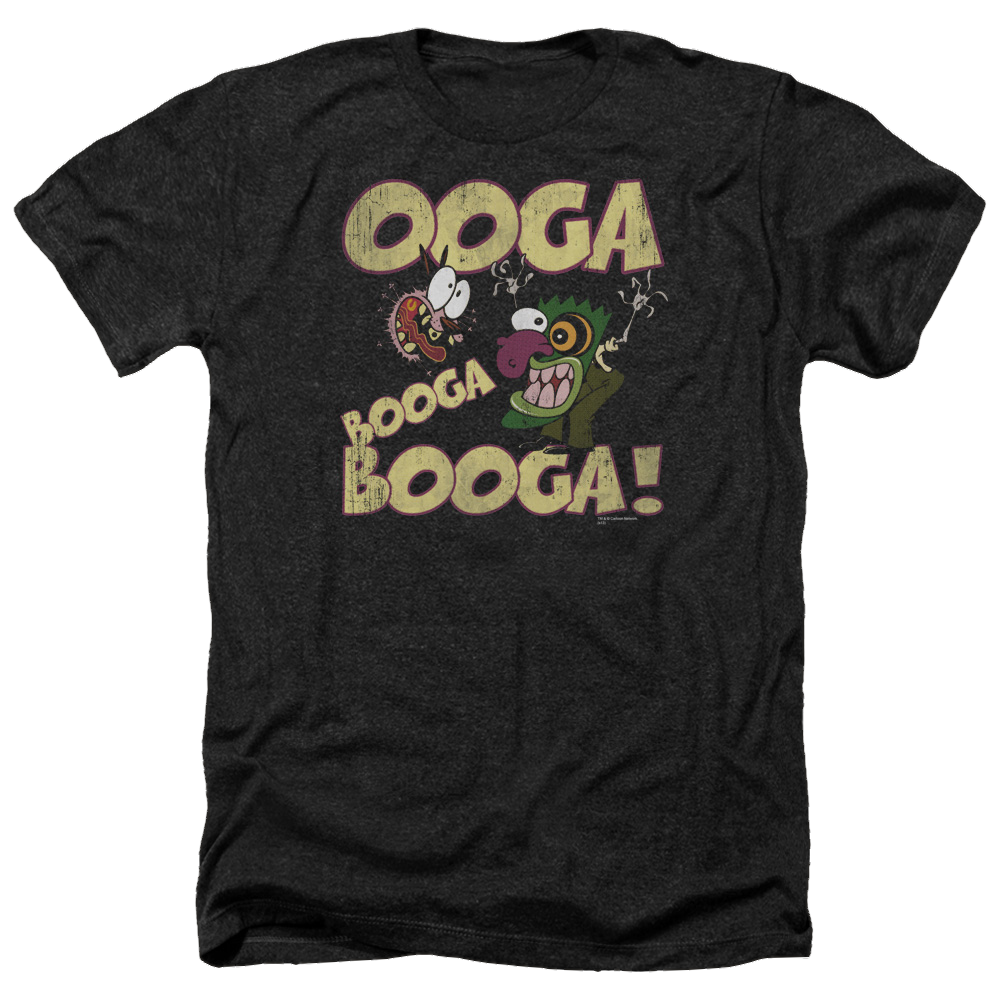Courage Ooga Booga Booga - Men's Heather T-Shirt Men's Heather T-Shirt Courage the Cowardly Dog   