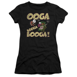 Courage Ooga Booga Booga - Juniors T-Shirt Juniors T-Shirt Courage the Cowardly Dog   