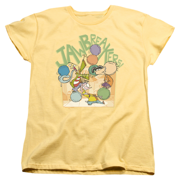 Banana women's t-shirt with Ed, Edd n Eddy Jawbreakers graphic