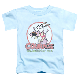 Courage the Cowardly Dog Vintage Courage - Kid's T-Shirt Kid's T-Shirt (Ages 4-7) Courage the Cowardly Dog   