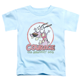 Courage the Cowardly Dog Vintage Courage - Toddler T-Shirt Toddler T-Shirt Courage the Cowardly Dog   
