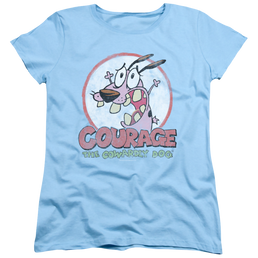Courage The Cowardly Dog Vintage Courage - Women's T-Shirt Women's T-Shirt Courage the Cowardly Dog   