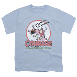 Courage the Cowardly Dog Vintage Courage - Youth T-Shirt Youth T-Shirt (Ages 8-12) Courage the Cowardly Dog   