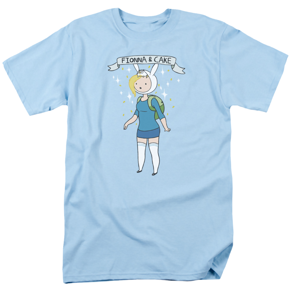 Adventure Time Fionna & Cake - Men's Regular Fit T-Shirt Men's Regular Fit T-Shirt Adventure Time   