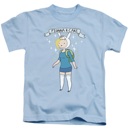 Adventure Time Fionna & Cake - Kid's T-Shirt Kid's T-Shirt (Ages 4-7) Adventure Time   