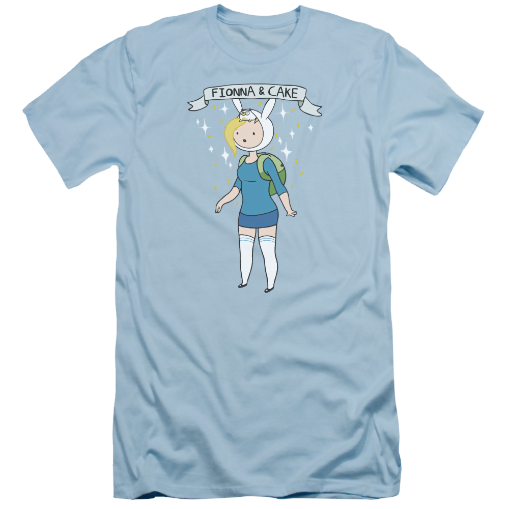Adventure Time Fionna & Cake - Men's Slim Fit T-Shirt Men's Slim Fit T-Shirt Adventure Time   