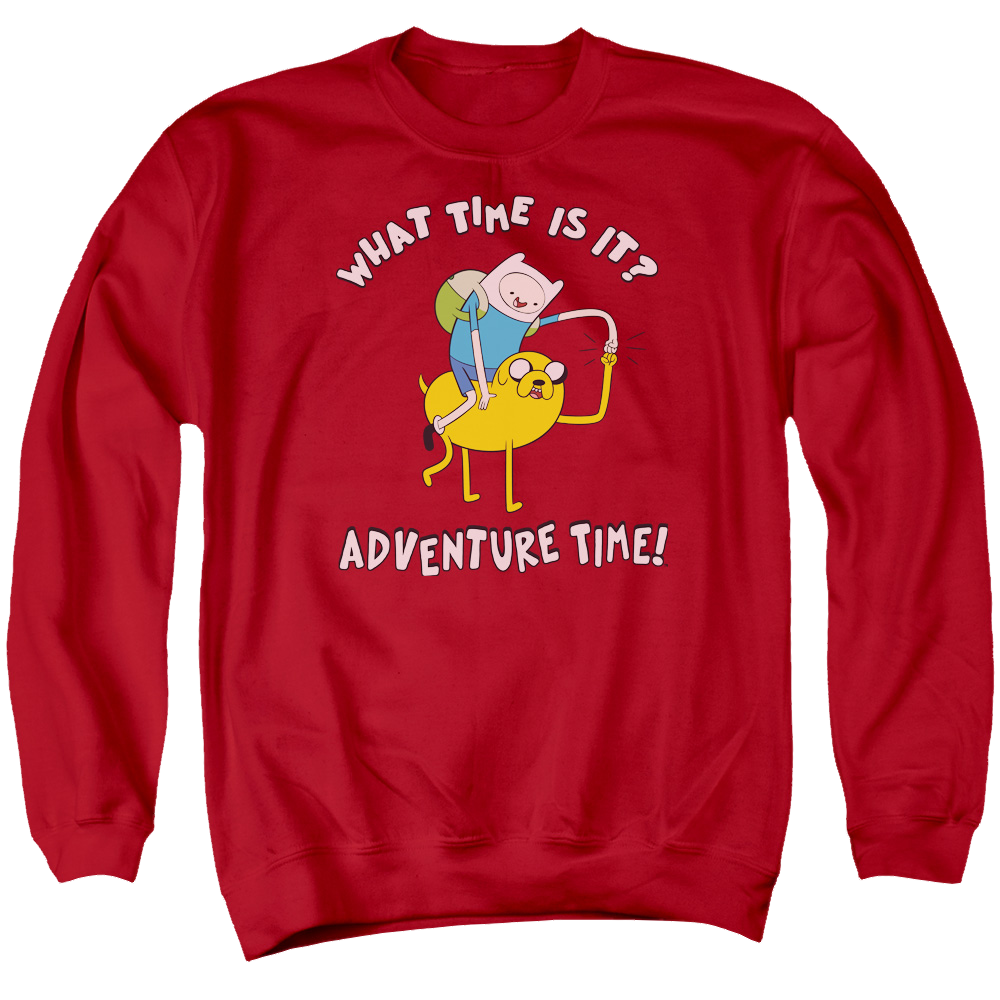 Adventure Time Ride Bump - Men's Crewneck Sweatshirt Men's Crewneck Sweatshirt Adventure Time   