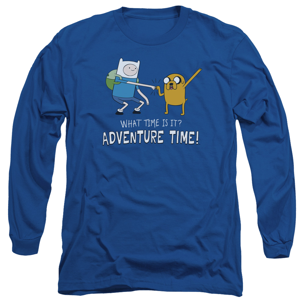 Adventure Time Fist Bump - Men's Long Sleeve T-Shirt Men's Long Sleeve T-Shirt Adventure Time   