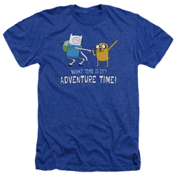 Adventure Time Fist Bump - Men's Heather T-Shirt Men's Heather T-Shirt Adventure Time   