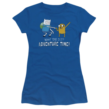 Royal juniors t-shirt with Adventure Time Fist Bump graphic