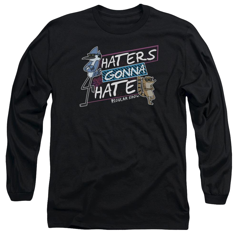 Regular Show Haters Gonna Hate Men's Long Sleeve T-Shirt Men's Long Sleeve T-Shirt The Regular Show   