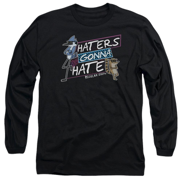Regular Show Haters Gonna Hate Men's Long Sleeve T-Shirt Men's Long Sleeve T-Shirt The Regular Show   
