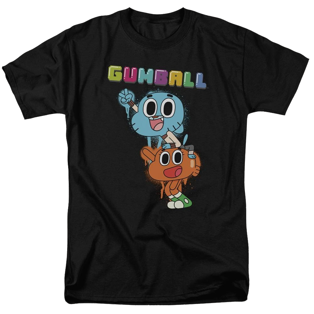 The Amazing World Of Gumball Gumball Spray Men's Regular Fit T-Shirt Men's Regular Fit T-Shirt The Amazing World Of Gumball   