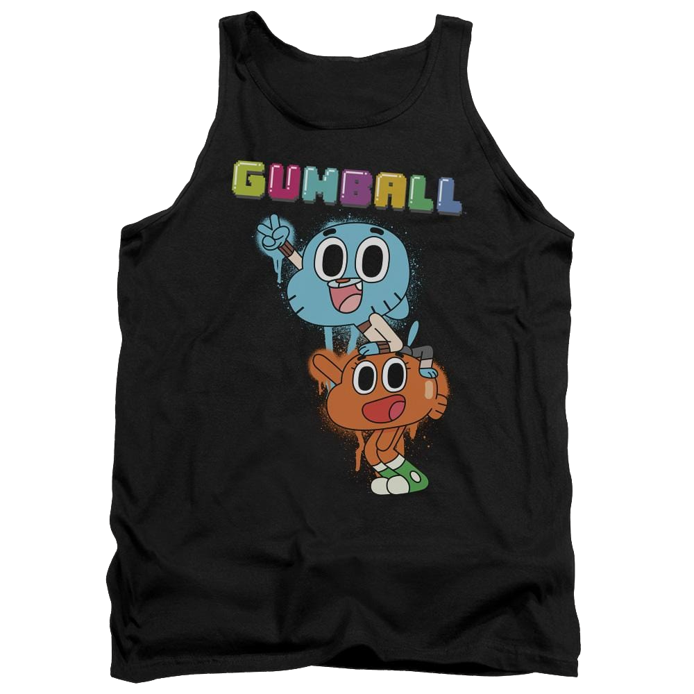 The Amazing World Of Gumball Gumball Spray Men's Tank Men's Tank The Amazing World Of Gumball   