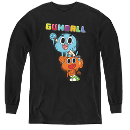 Amazing World of Gumball, The Gumball Spray - Youth Long Sleeve T-Shirt Youth Long Sleeve T-Shirt The Amazing World Of Gumball   