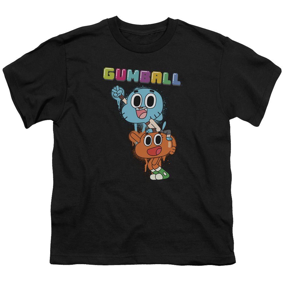Amazing World of Gumball, The Gumball Spray - Youth T-Shirt Youth T-Shirt (Ages 8-12) The Amazing World Of Gumball   