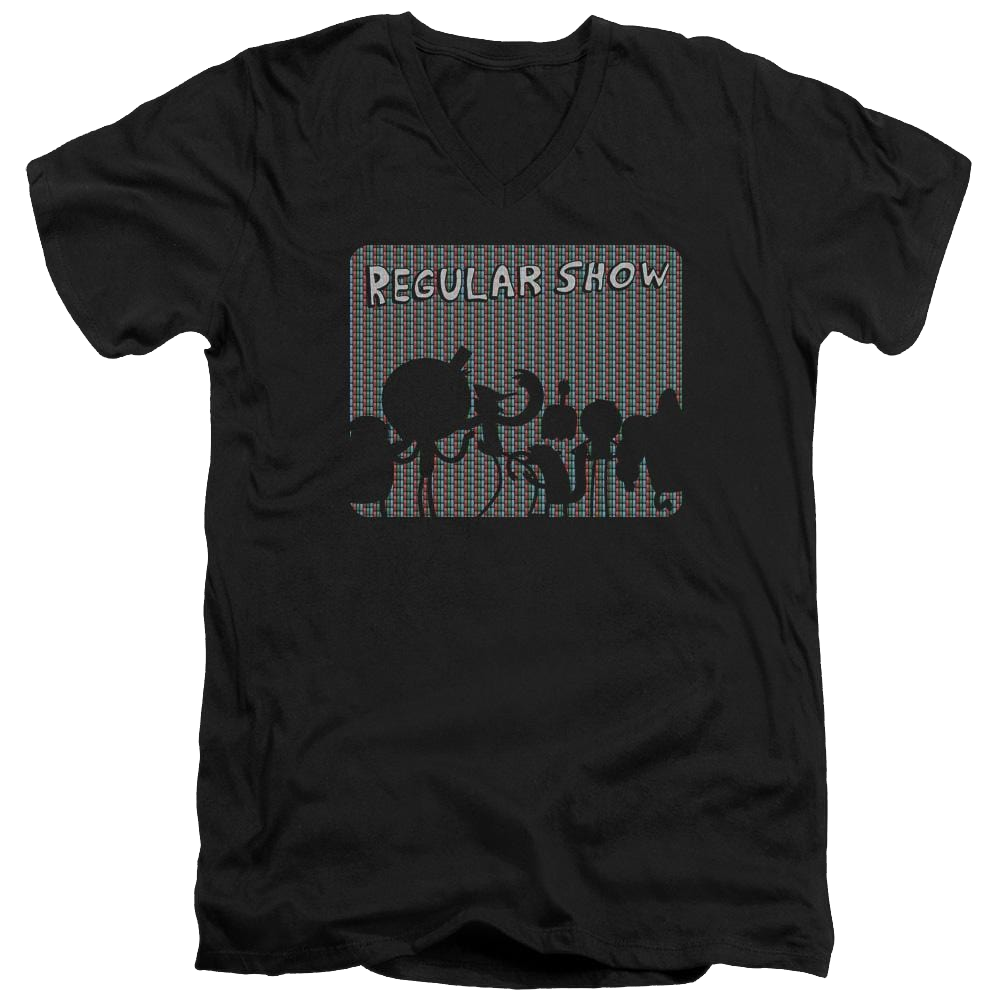 Regular Show Rgb Group Men's V-Neck T-Shirt Men's V-Neck T-Shirt The Regular Show   