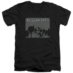 Regular Show Rgb Group Men's V-Neck T-Shirt Men's V-Neck T-Shirt The Regular Show   