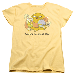 Adventure Time Worlds Greatest Dad - Women's T-Shirt Women's T-Shirt Adventure Time   