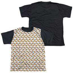Uncle Grandpa Pizzas - Youth Black Back T-Shirt Youth Black Back T-Shirt (Ages 8-12) Uncle Grandpa   