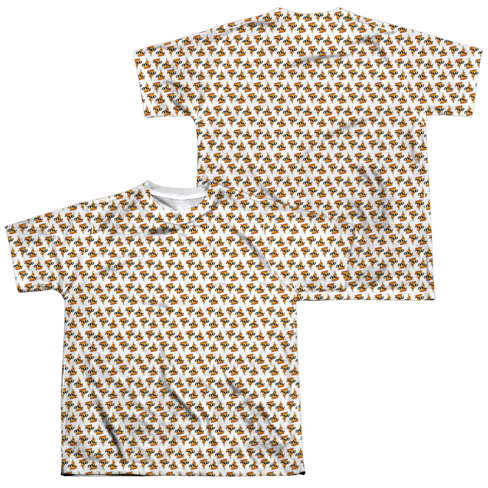 Uncle Grandpa Pizzas (Front/Back Print) - Youth All-Over Print T-Shirt Youth All-Over Print T-Shirt (Ages 8-12) Uncle Grandpa   