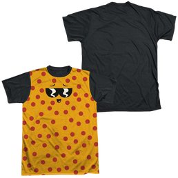 Uncle Grandpa Pizza Face Men's Black Back T-Shirt Men's Black Back T-Shirt Uncle Grandpa   