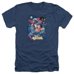 Steven Universe Group Shot Men's Heather T-Shirt Men's Heather T-Shirt Steven Universe   