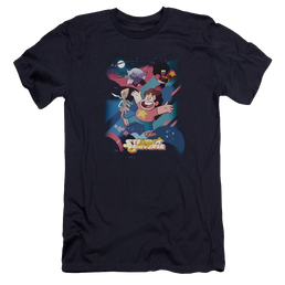 Steven Universe Group Shot Men's Premium Slim Fit T-Shirt Men's Premium Slim Fit T-Shirt Steven Universe   