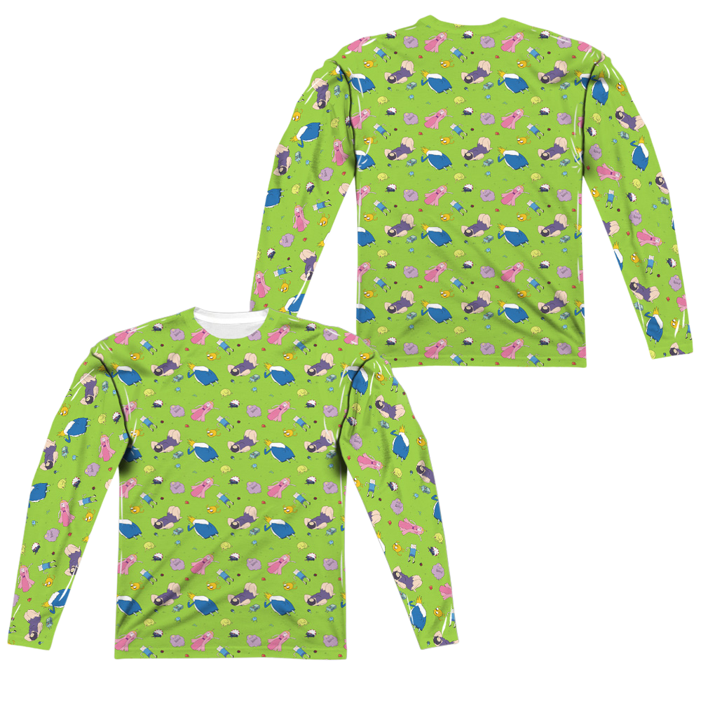 Adventure Time Green Fields Men's All-Over Print T-Shirt Men's All-Over Print Long Sleeve Adventure Time   