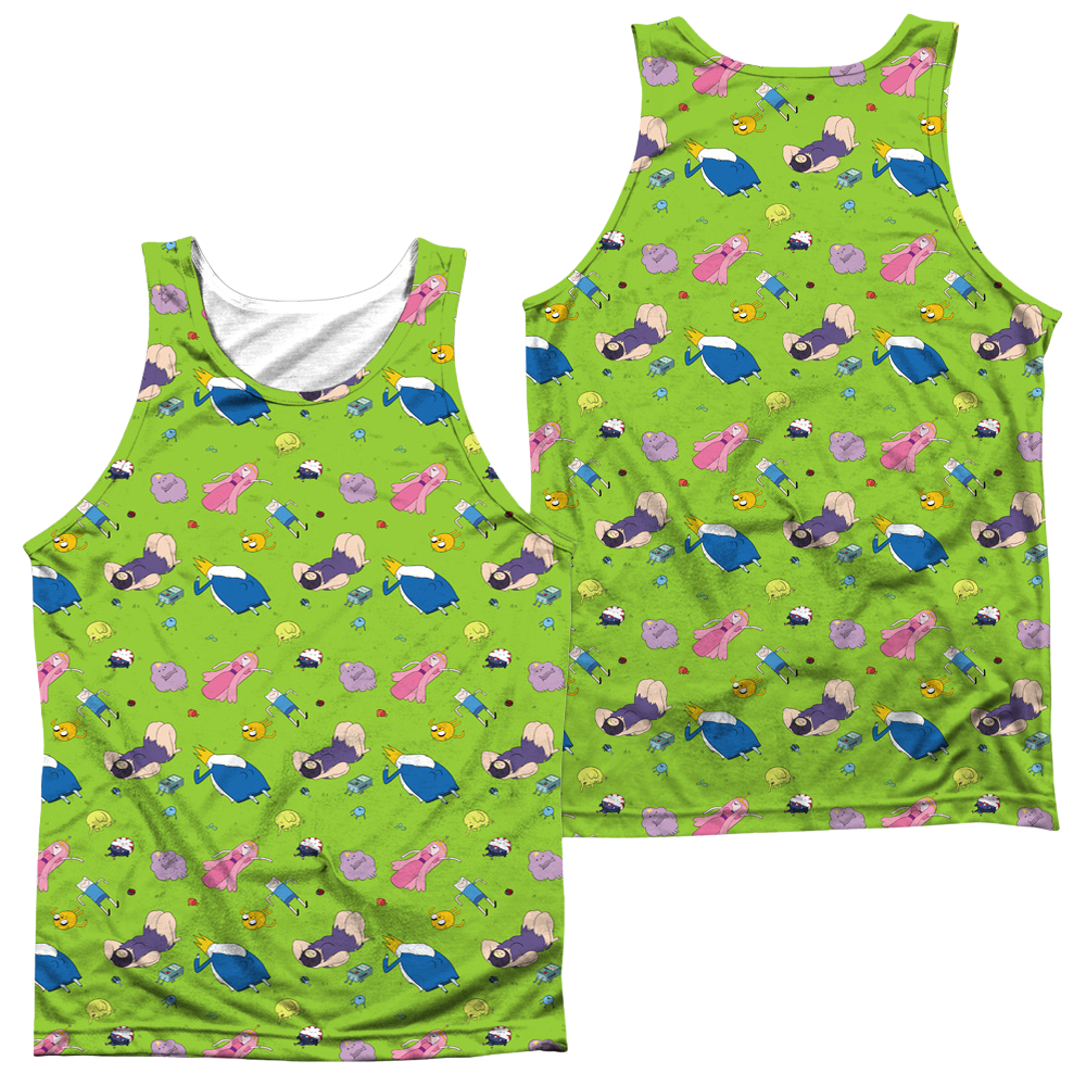 Adventure Time Green Fields Men's All Over Print Tank Men's All Over Print Tank Adventure Time   