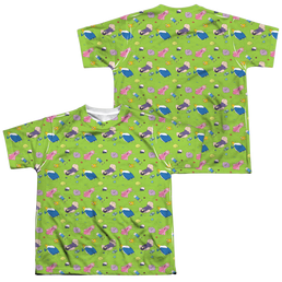 Adventure Time Green Fields (Front/Back Print) - Youth All-Over Print T-Shirt Youth All-Over Print T-Shirt (Ages 8-12) Adventure Time   