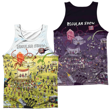 Regular Show Group Shot Men's All Over Print Tank Men's All Over Print Tank The Regular Show   