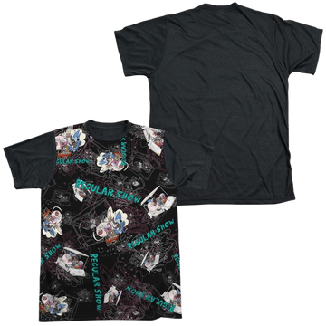 Regular Show Golf Cart Ride Men's Black Back T-Shirt Men's Black Back T-Shirt The Regular Show   