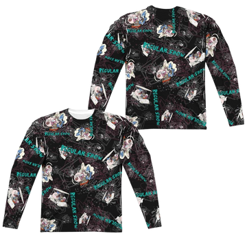 Regular Show Golf Cart Ride Men's All-Over Print T-Shirt Men's All-Over Print Long Sleeve The Regular Show   