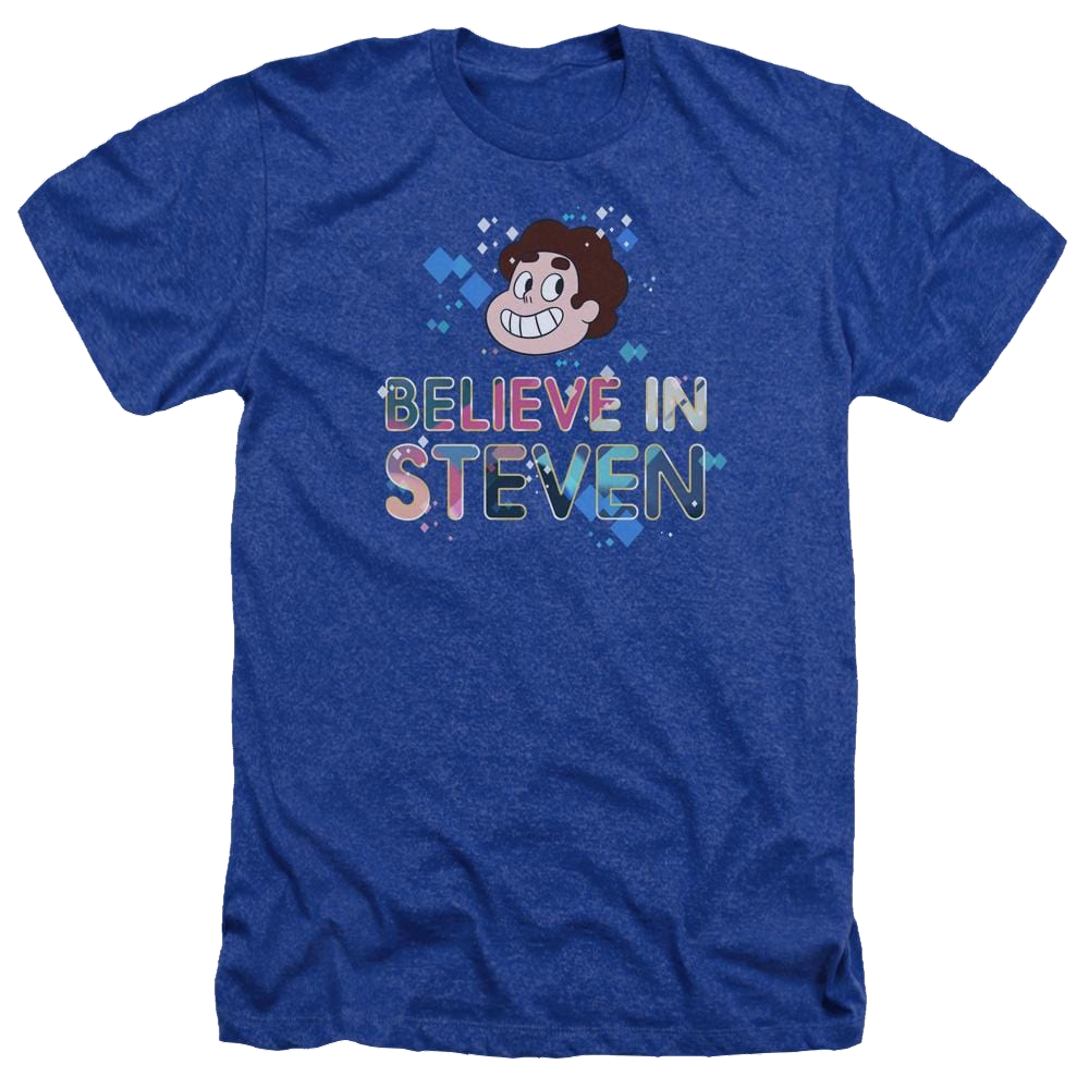 Steven Universe Believe Men's Heather T-Shirt Men's Heather T-Shirt Steven Universe   