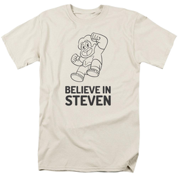 Steven Universe Believe In Steven Men's Regular Fit T-Shirt Men's Regular Fit T-Shirt Steven Universe   