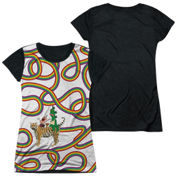 Uncle Grandpa Rainbows Juniors Black Back T-Shirt Juniors Black Back T-Shirt Uncle Grandpa   