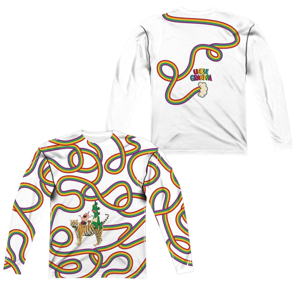 Uncle Grandpa Rainbows Men's All-Over Print T-Shirt Men's All-Over Print Long Sleeve Uncle Grandpa   