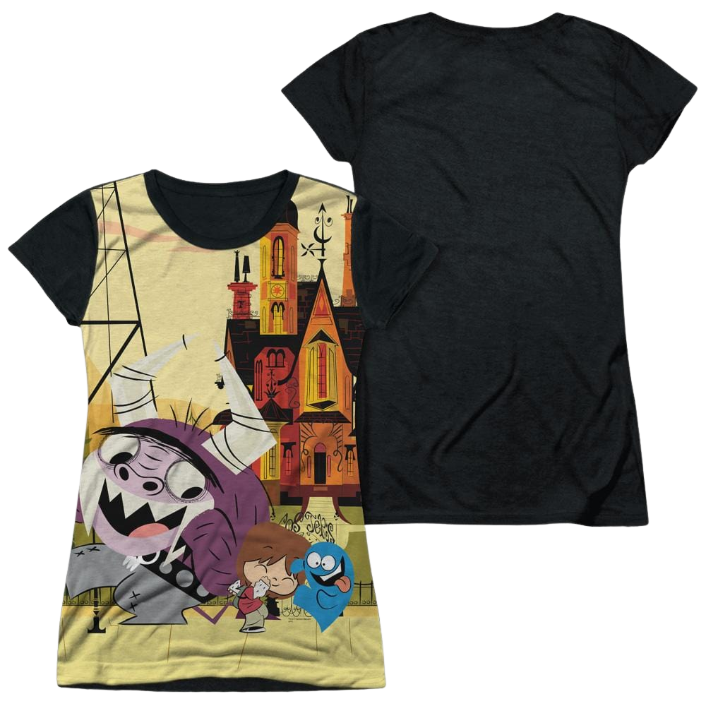Foster's Home for Imaginary Friends Funny Friends - Juniors Black Back T-Shirt Juniors Black Back T-Shirt Foster's Home for Imaginary Friends   