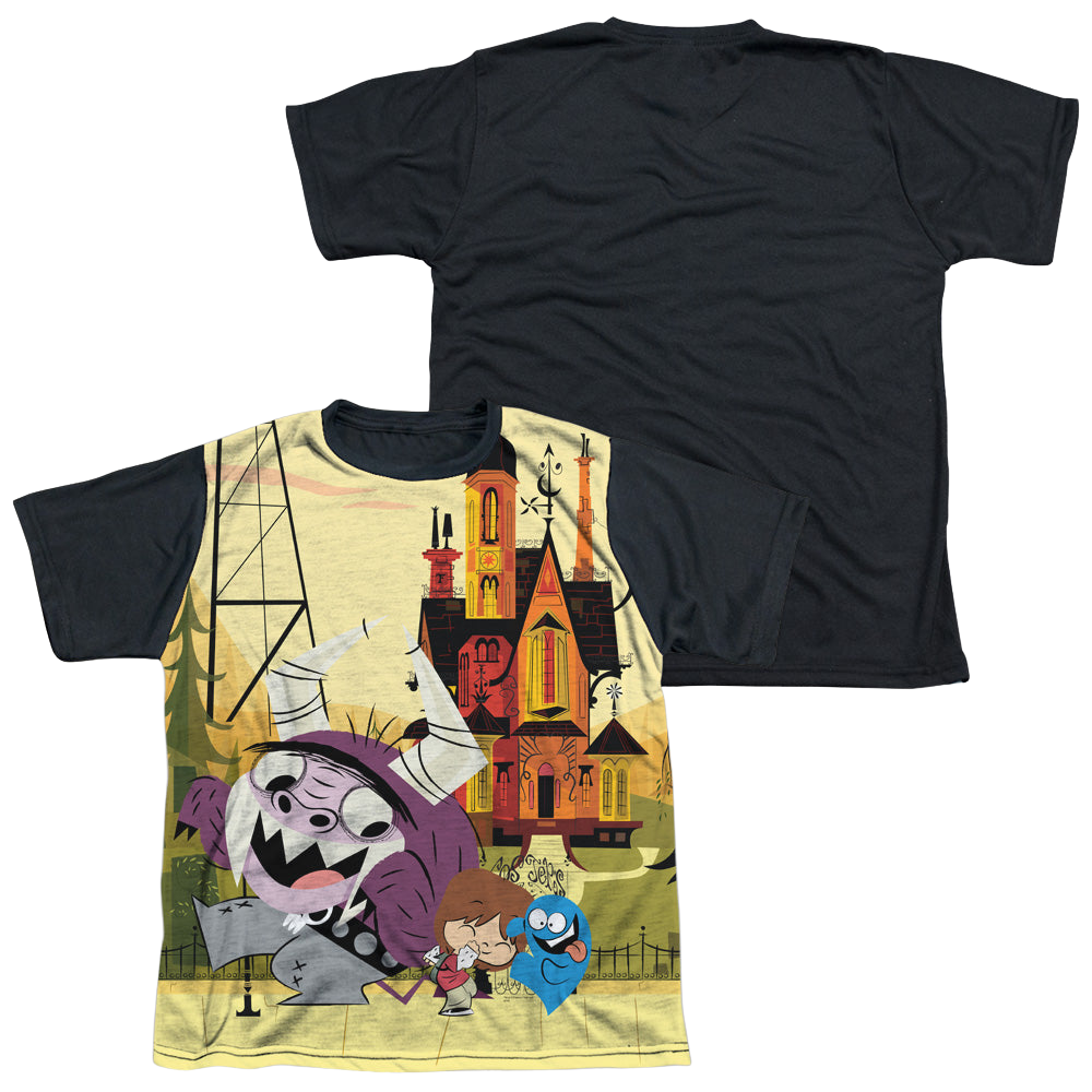 Foster's Home for Imaginary Friends Funny Friends - Youth Black Back T-Shirt Youth Black Back T-Shirt (Ages 8-12) Foster's Home for Imaginary Friends   