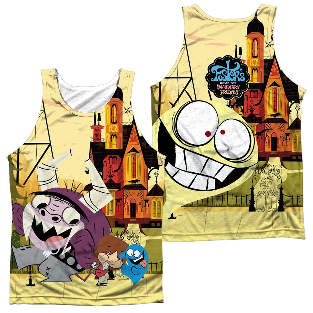 Foster's Home for Imaginary Friends Funny Friends Men's All Over Print Tank Men's All Over Print Tank Foster's Home for Imaginary Friends   