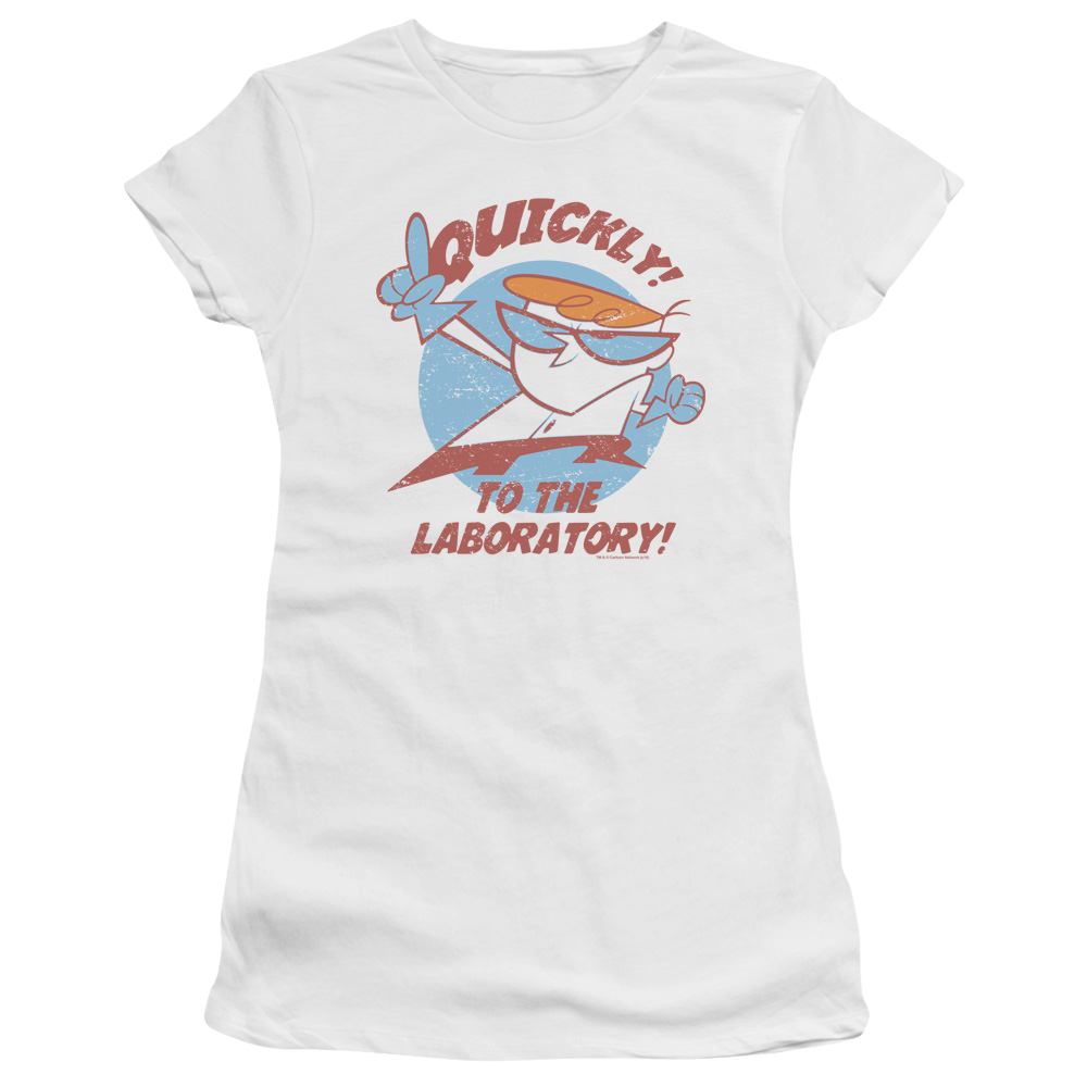 Dexter's Laboratory Quickly - Juniors T-Shirt Juniors T-Shirt Dexter's Laboratory   