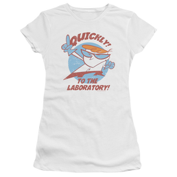 Dexter's Laboratory Quickly - Juniors T-Shirt Juniors T-Shirt Dexter's Laboratory   